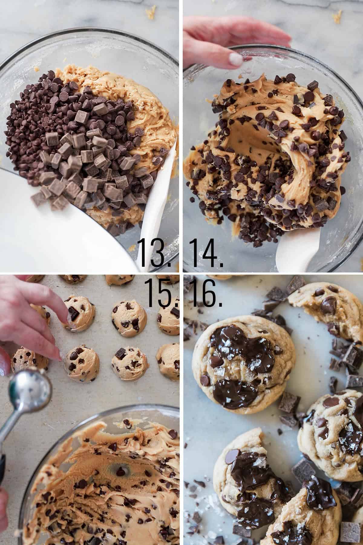 How to make chocolate chip cookies.