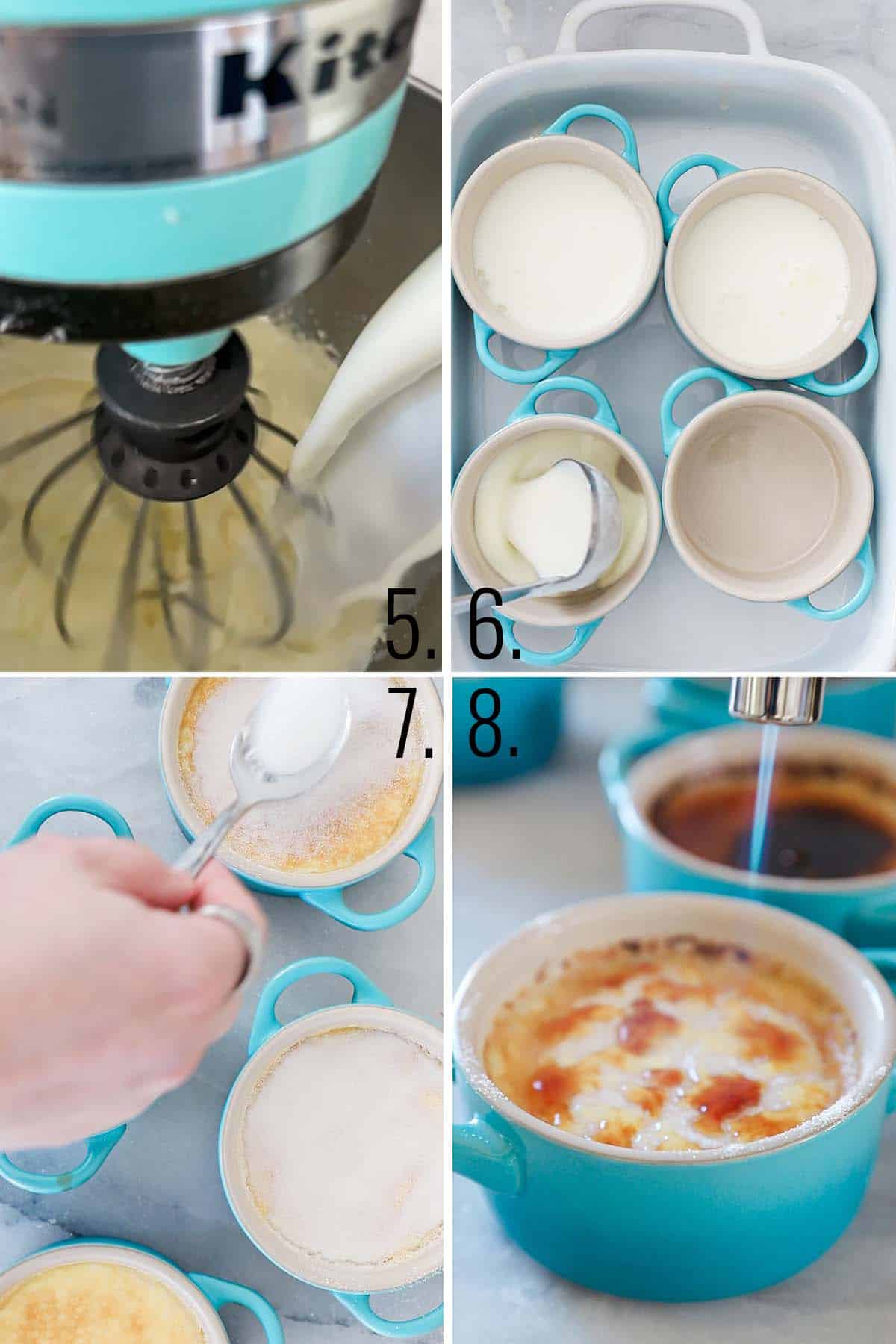 How to make creme brûlée.