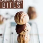 Egg Free Cookie Dough Bites with a Gltuten-Free Recipe | Is there anything better than crunchy chocolate chips, raw, chewy delicious cookie dough? I think not. This cookie dough recipe is egg-free so you can eat them straight from the beater without any worry. || Oh So Delicioso