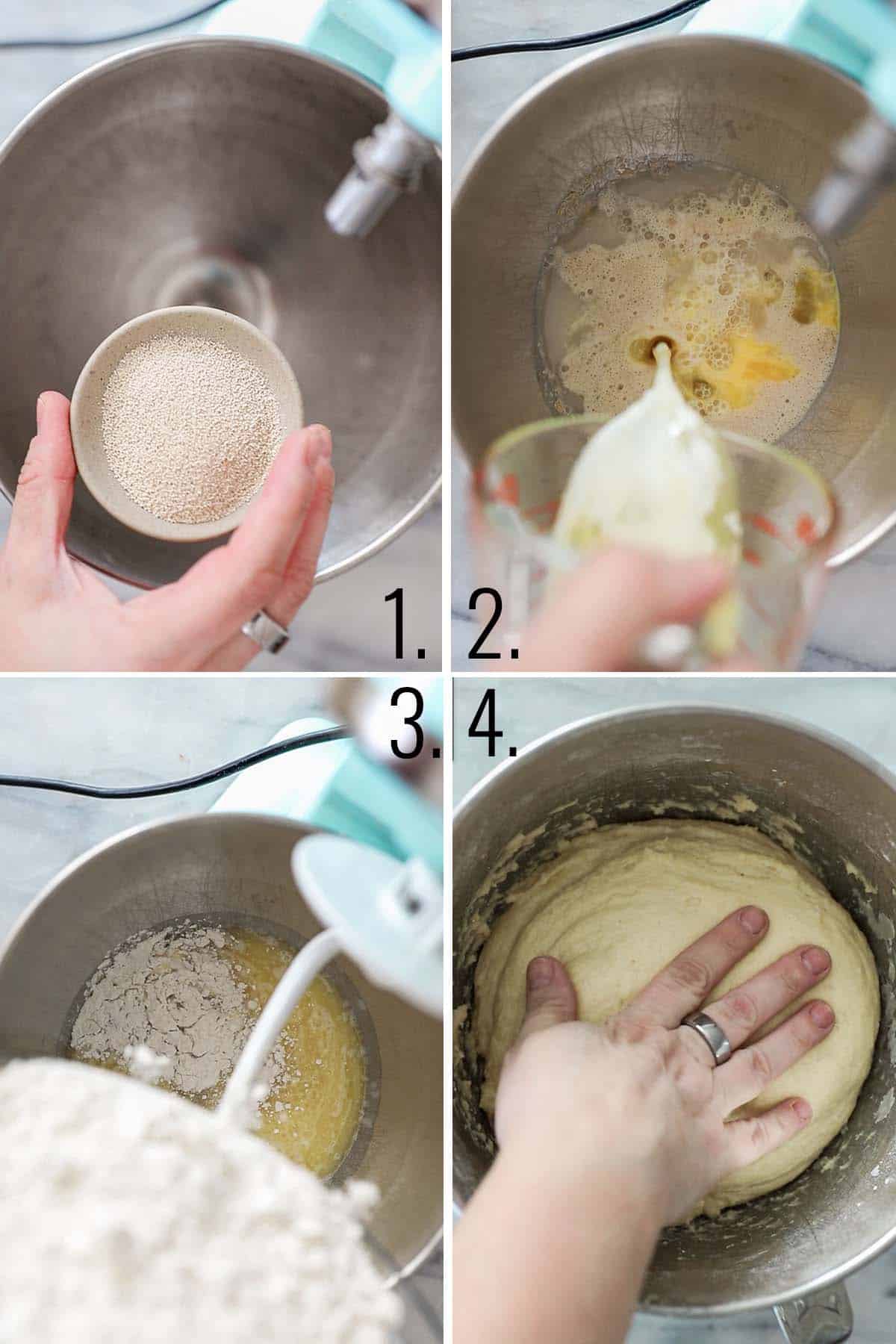 How to make sweet roll dough.
