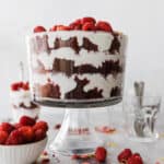 Red Velvet with cream cheese trifle.