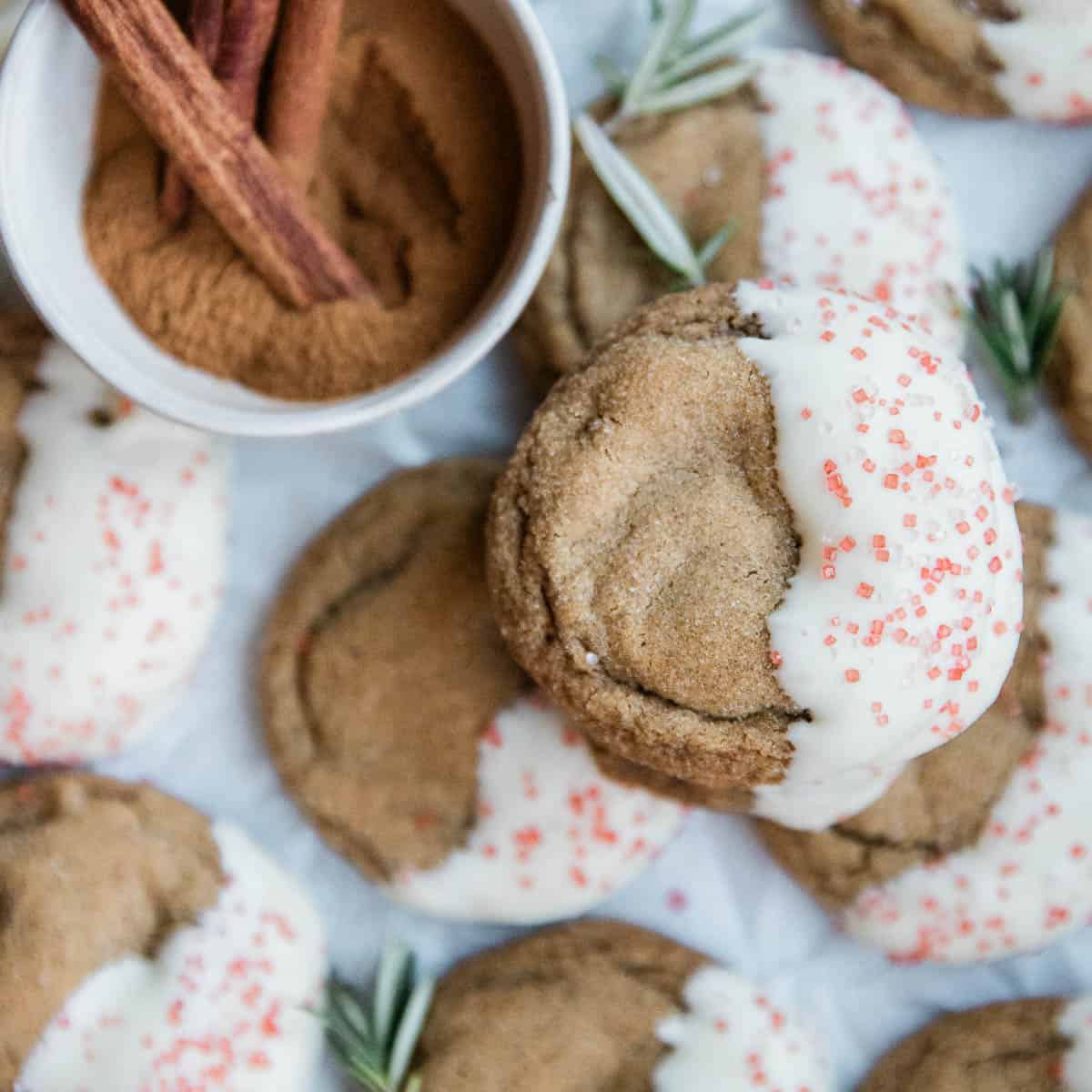 Soft Ginger Molasses Cookies - Oh So Delicioso